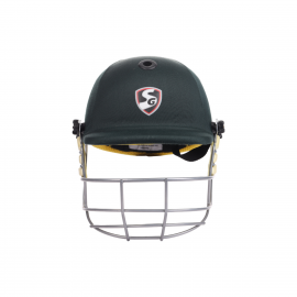 SG Blazetech Coloured Cricket Helmet (Green)-Large
