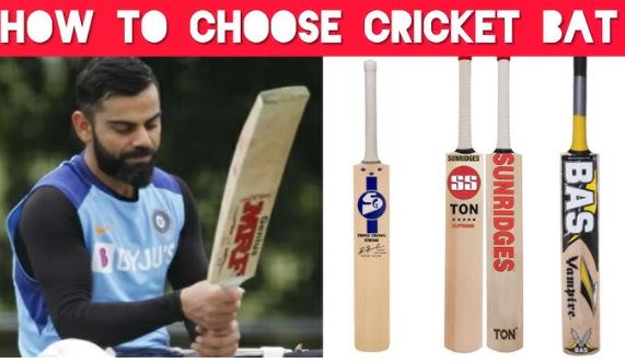 HOW TO CHOOSE RIGHT CRICKET BAT