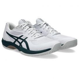 ASICS GAME FF White Saxon Green Men's Tennis Shoes