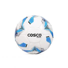 Cosco PVC Torino Football (White, Black, Orange, Size 5)