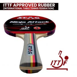 Stag Iconic Ninja Attack Advanced Series Table Tennis (T.T) Racket