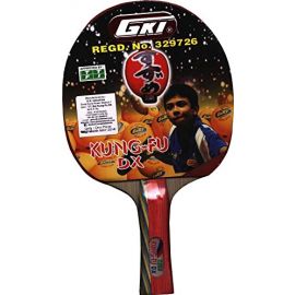 GKI Kung Fu DX Wooden Table Tennis Racquet (Multicolour)