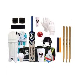 SG Full Cricket Kit Combo with Spofly™ Brand Stumps