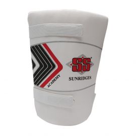 SS Academy Men's Thigh Guard (White)